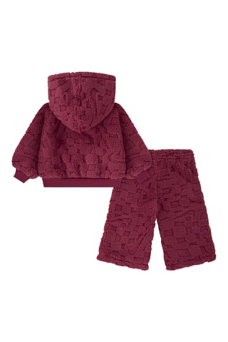 Sweat à capuche et pantalon - Rouge
