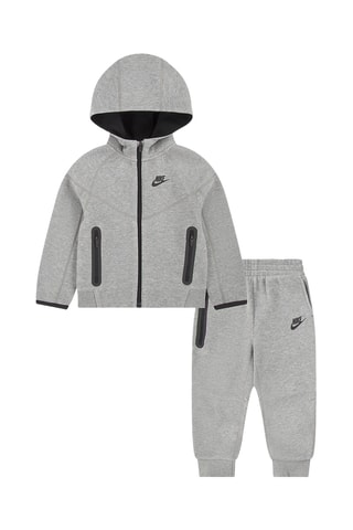 Sweat à capuche et pantalon polaire - Gris