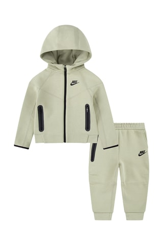 Sweat à capuche et pantalon polaire - Vert