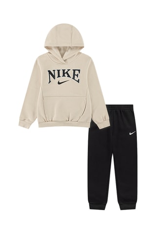 Sweat à capuche et pantalon polaires - Noir