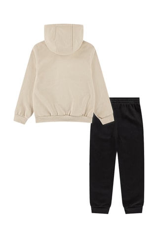 Sweat à capuche et pantalon polaires - Noir