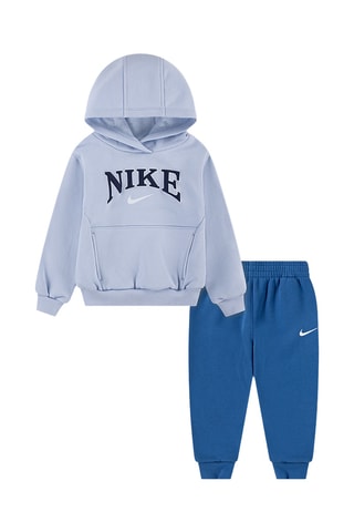Sweat à capuche et pantalon polaires - Bleu