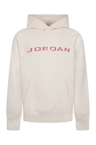 Sweat à capuche - Beige et rose