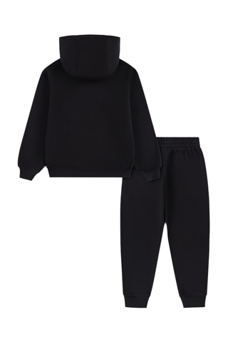 Sweat à capuche et pantalon polaires - Noir