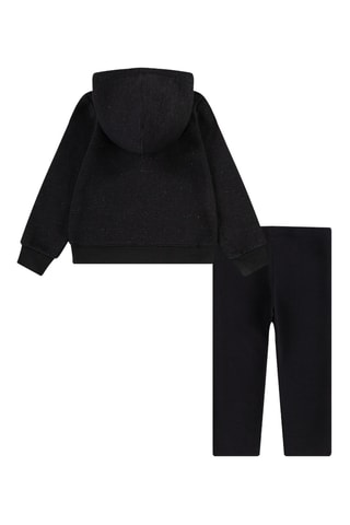 Sweat à capuche et legging - Noir