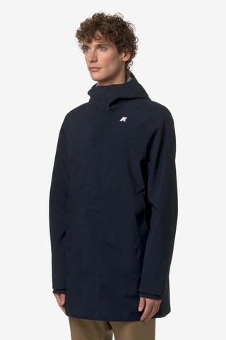 Imperméable à capuche Tommy Bonded - Bleu