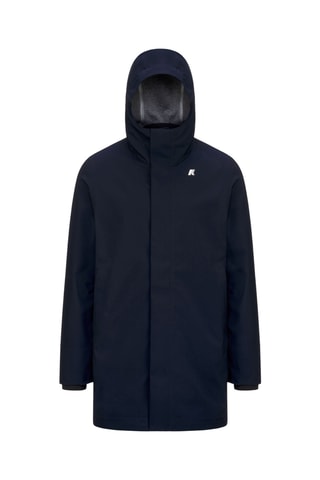 Imperméable à capuche Tommy Bonded - Bleu