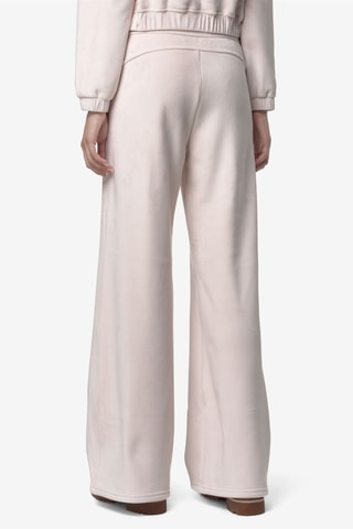 Pantalon en velours taille haute Jenny - Rose