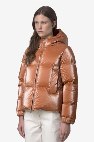 Doudoune à capuche Lethille Thermo Pearly - Orange