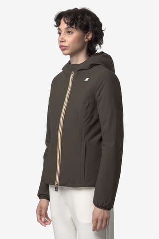 Coupe-vent à capuche Lily - Noir