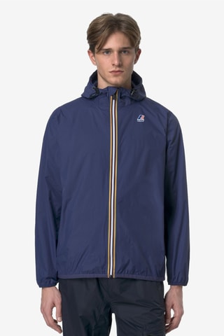 Veste pliable à capuche Claude - Bleu