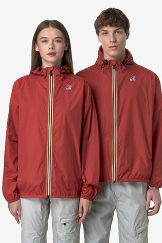 Veste pliable à capuche Claude - Rouge