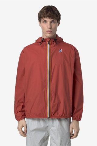 Veste pliable à capuche Claude - Rouge