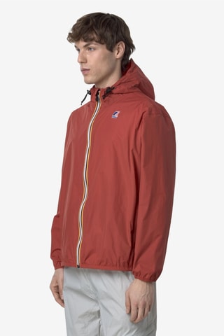 Veste pliable à capuche Claude - Rouge