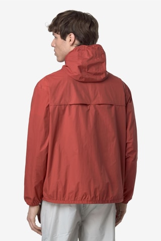 Veste pliable à capuche Claude - Rouge