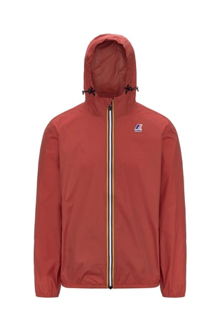 Veste pliable à capuche Claude - Rouge