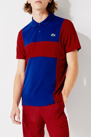Polo Slim fit - Bleu roi et rouge