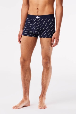 3 boxers - Bleu marine et gris clair chiné
