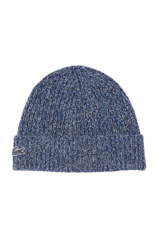 Bonnet en laine - Bleu marine chiné