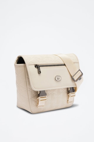Sac bandoulière en cuir - Ecru