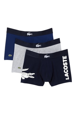 3 boxers - Bleu et gris chiné