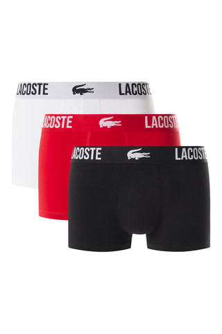 3 boxers - Noir, rouge et blanc