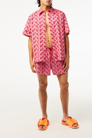 Chemise relaxed - Rose et rouge