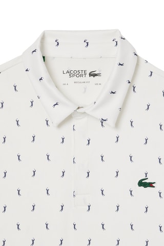 Polo regular de golf - Blanc et bleu marine