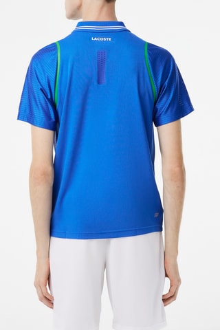 Polo slim fit ultra-dry Lacoste Tennis x Daniil Medvedev - Bleu