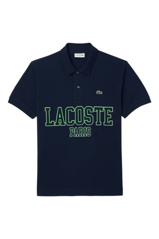 Polo classic fit en coton biologique - Bleu marine