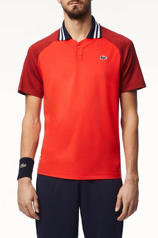 Polo slim ultra-dry x Daniil Medvedev de tennis - Rouge