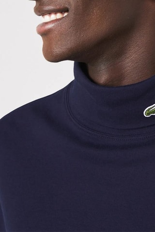 Sous-pull en coton biologique regular fit - Bleu marine