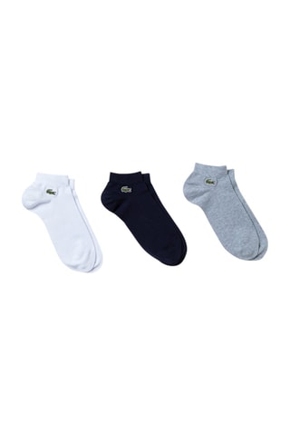 3 paires de socquettes - Gris chiné et bleu marine