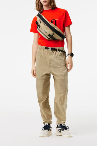 T-shirt slim fit en coton biologique - Rouge