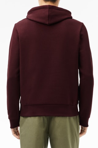 Sweat à capuche classic fit - Bordeaux
