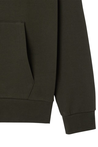 Sweat en coton biologique classic fit - Marron foncé