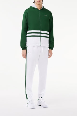 Veste à capuche et jogging regular de tennis - Vert et blanc