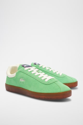 Baskets en nubuck Baseshot - Vert clair