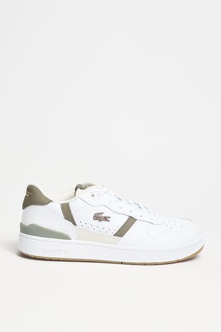 Baskets en cuir T-Clip - Blanc