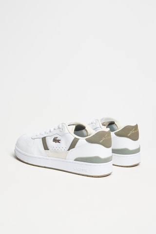 Baskets en cuir T-Clip - Blanc