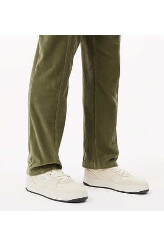 Baskets en nubuck et cuir L001 Set - Ecru