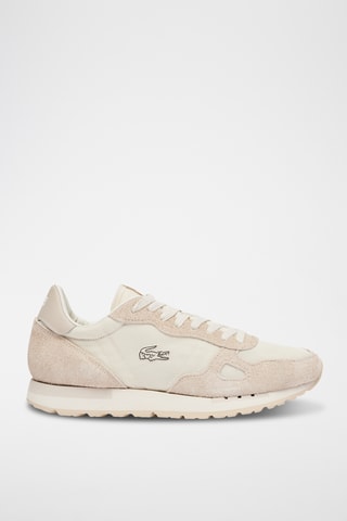Baskets en cuir Partner 70s  - Ecru