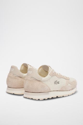 Baskets en cuir Partner 70s  - Ecru