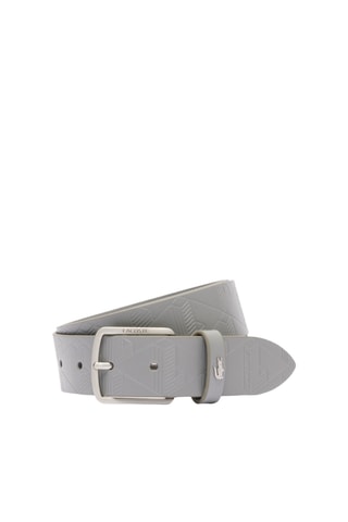 Ceinture en cuir - Gris foncé