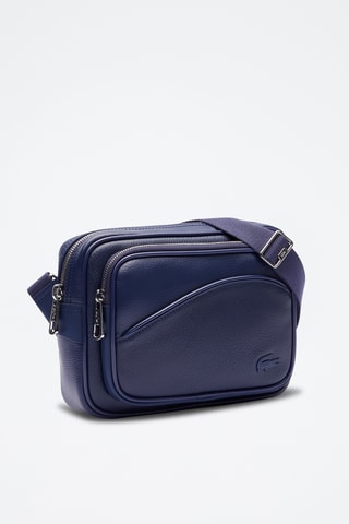 Sac bandoulière en cuir Angy - Bleu marine