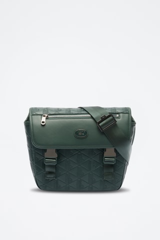 Sac bandoulière en cuir - Vert foncé