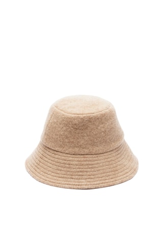 Bob en laine vierge - Beige