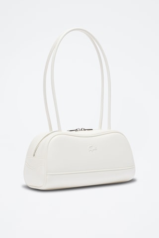 Sac porté épaule en cuir Lora - Blanc