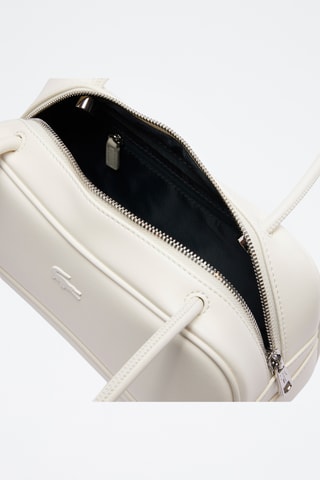 Sac porté épaule en cuir Lora - Blanc