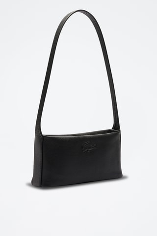 Sac porté épaule en cuir City Court - Noir